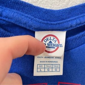 Delta Ohio shirt blue boys large